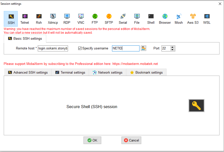 Terminal showing the Duo two factor prompt during login